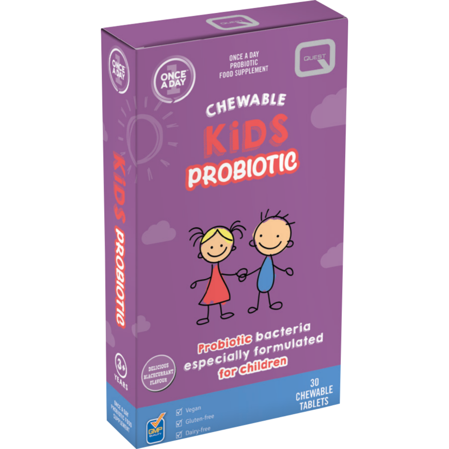 Quest OAD Chewable Kids Probiotic 30's